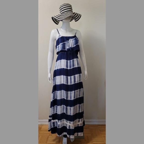 Tie dye ruffled summer dress - Picture 1 of 4